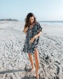 Adobe Mudcloth Cover Up Black