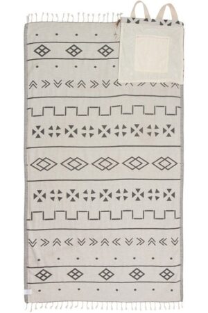 Mudcloth Towel Bag